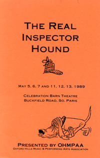 The Real Inspector Hound program cover