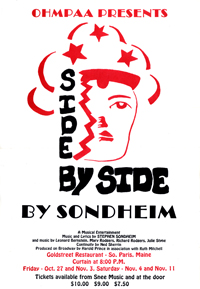 Side by Side by Sondheim poster