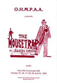 The Mousetrap program cover