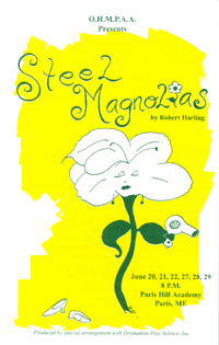 Steel Magnolias program cover
