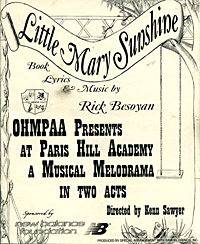 Little Mary Sunshine program