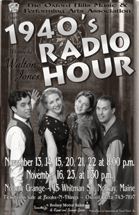 1940's Radio Hour poster